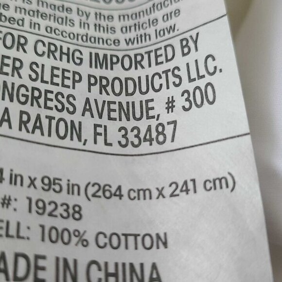 King Comforter, 104 inches X 95 inches, Shell: 100% Cotton - Picture 5 of 5